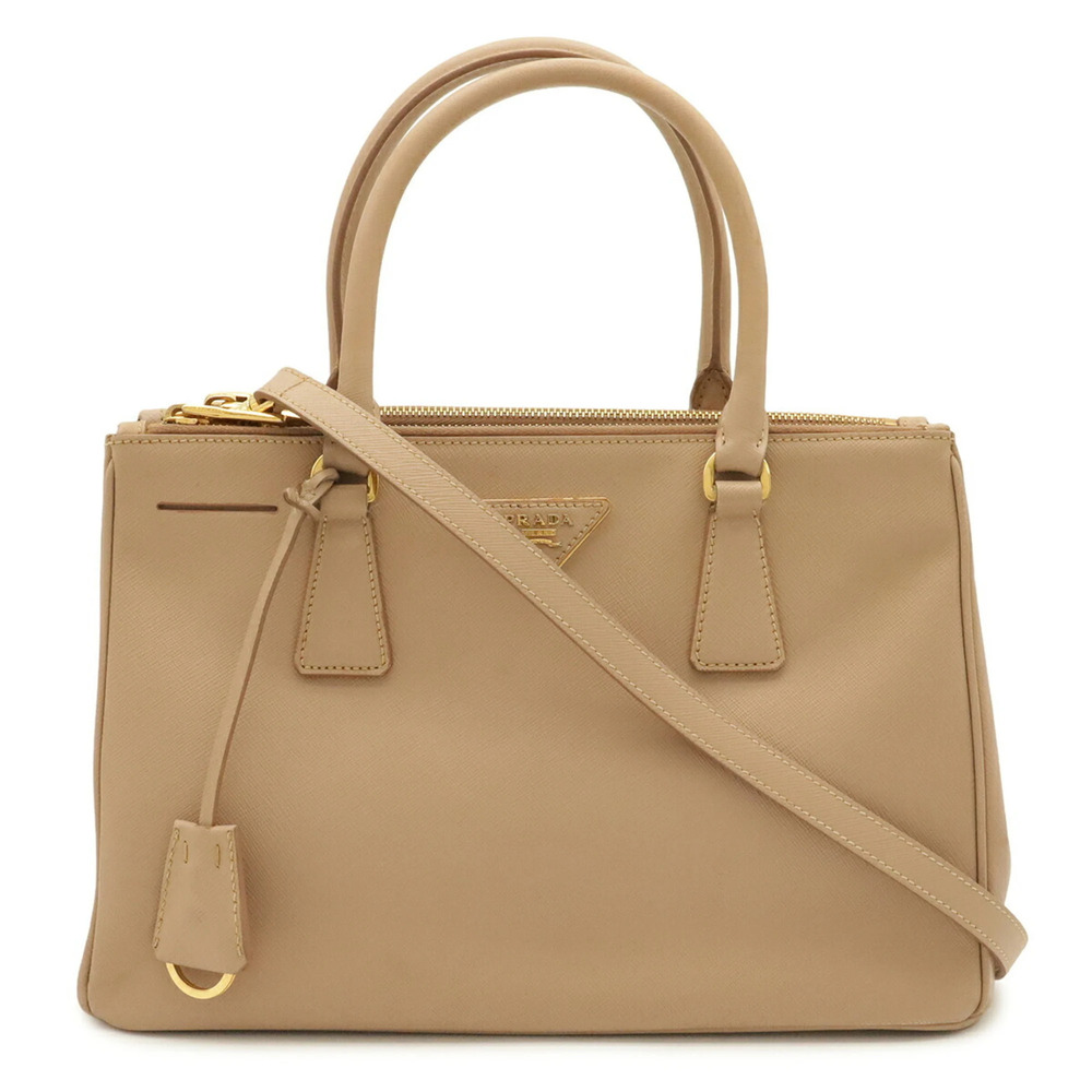 PRADA Galleria Handbag/Shoulder Bag, Saffiano Leather, Pink Beige, BN1801
